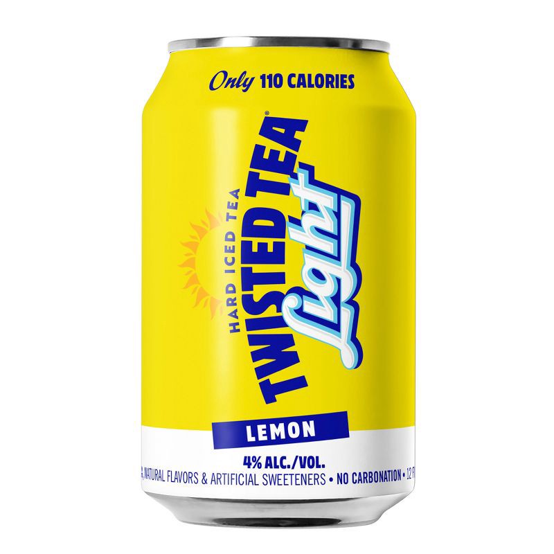 slide 2 of 7, Twisted Tea Light - 12pk/12 fl oz Cans, 12 ct; 12 fl oz