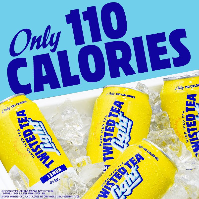 slide 4 of 7, Twisted Tea Light - 12pk/12 fl oz Cans, 12 ct; 12 fl oz
