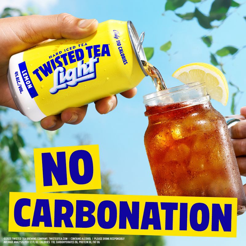 slide 5 of 7, Twisted Tea Light - 12pk/12 fl oz Cans, 12 ct; 12 fl oz