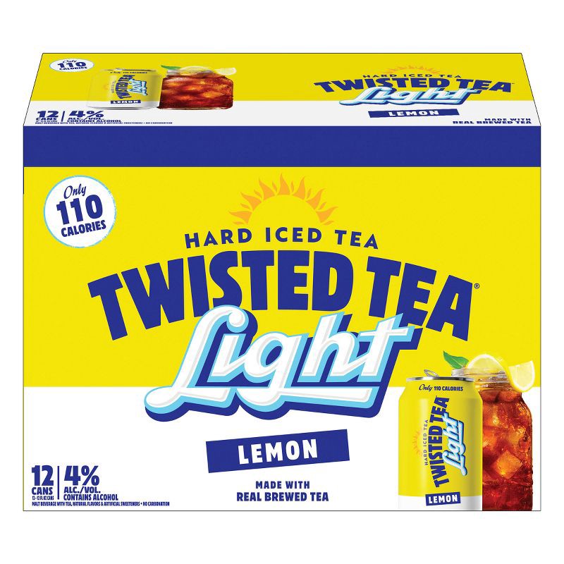 slide 7 of 7, Twisted Tea Light - 12pk/12 fl oz Cans, 12 ct; 12 fl oz