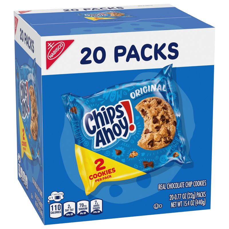 slide 7 of 15, CHIPS AHOY! Original Chocolate Chip Cookies - 15.4oz/20ct, 15.4 oz, 20 ct