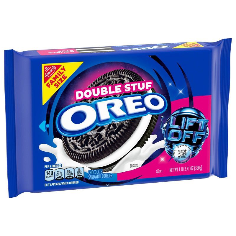 slide 6 of 14, Oreo Double Stuf Family Size - 18.71oz, 18.71 oz