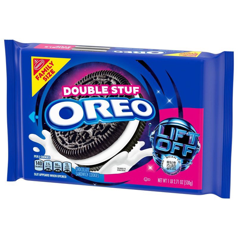 slide 7 of 12, Oreo Double Stuf Family Size - 18.71oz, 18.71 oz