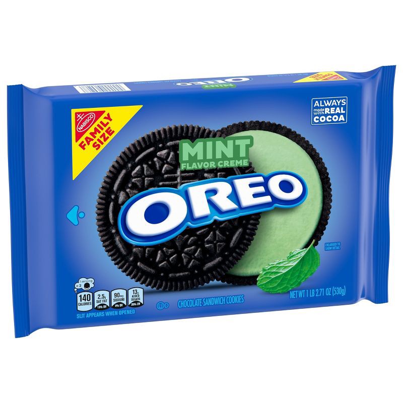 slide 6 of 12, Oreo Mint Family Size - 18.71oz, 18.71 oz