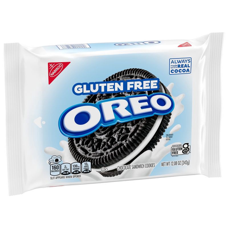 slide 8 of 15, Oreo Gluten Free Chocolate Sandwich Cookies - 12.08oz, 12.08 oz
