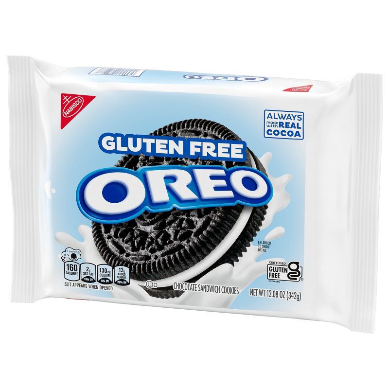 slide 9 of 15, Oreo Gluten Free Chocolate Sandwich Cookies - 12.08oz, 12.08 oz
