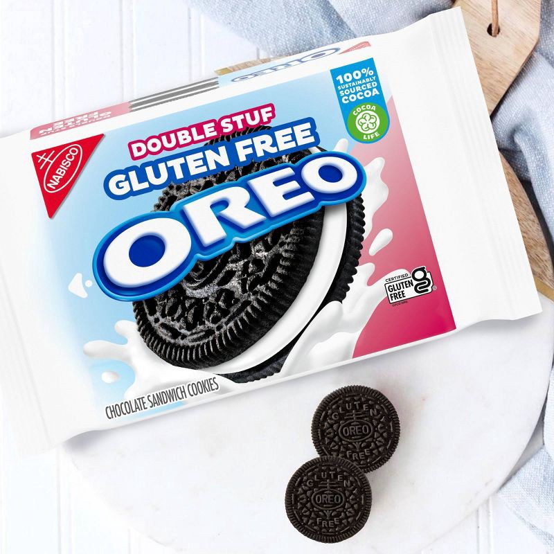 slide 7 of 14, Oreo Double Stuf Gluten Free - 12.47oz, 12.47 oz