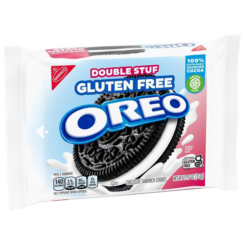 slide 9 of 14, Oreo Double Stuf Gluten Free - 12.47oz, 12.47 oz