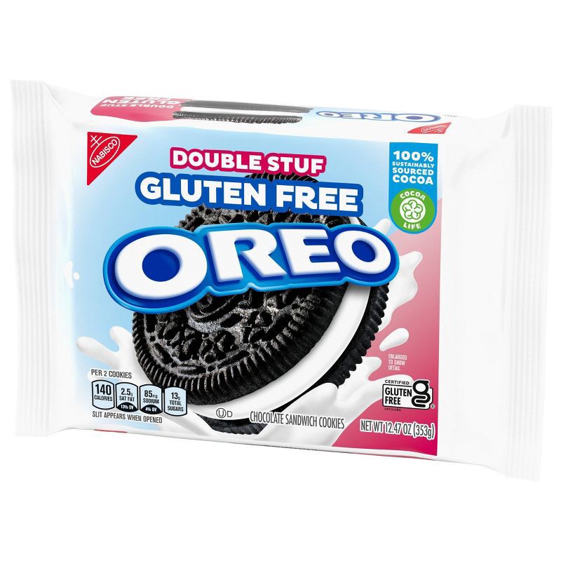 slide 10 of 14, Oreo Double Stuf Gluten Free - 12.47oz, 12.47 oz