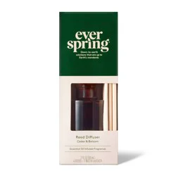 Liquid Reed Diffuser - Cedar & Balsam - 2 fl oz - Everspring™: Aromatherapy, Reed, Pine, Cedar