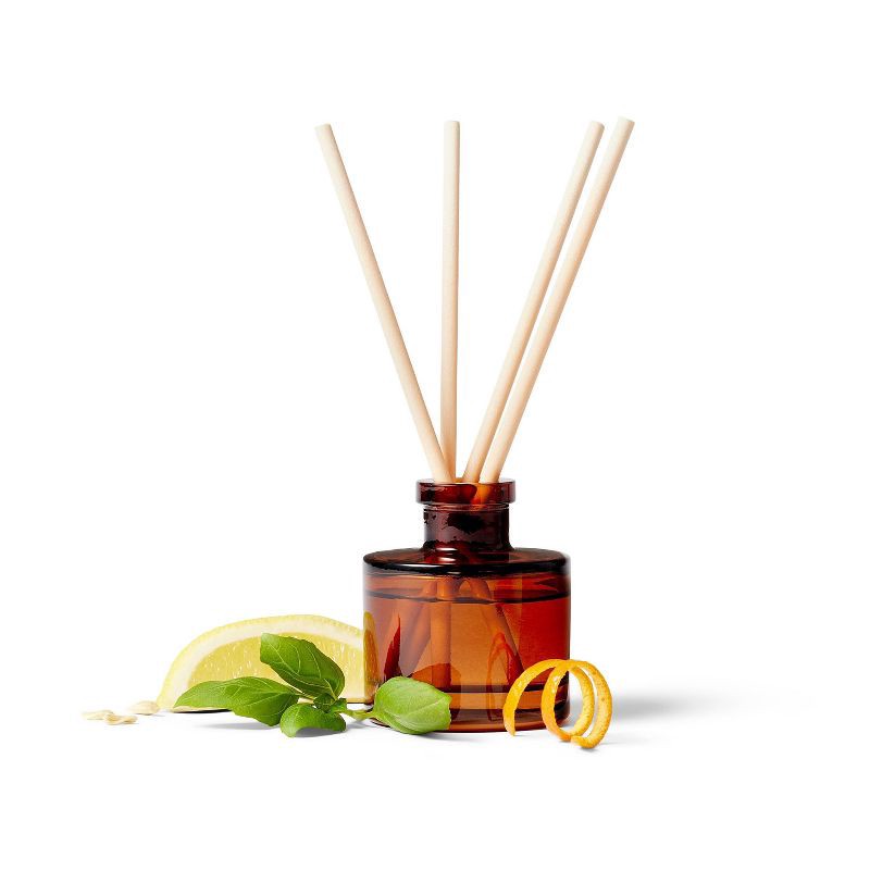 slide 2 of 3, Liquid Reed Diffuser - Citrus & Basil - 2 fl oz - Everspring™, 2 fl oz