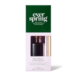Liquid Reed Diffuser - Lavender & Bergamot - 2 fl oz - Everspring™