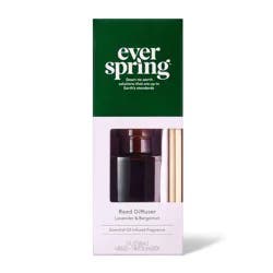 Liquid Reed Diffuser - Lavender & Bergamot - 2 fl oz - Everspring™