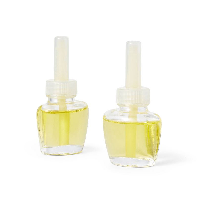 slide 2 of 3, Scented Oil Refill Air Freshener - Cedar & Balsam - 1.3 fl oz/2pk - Everspring™, 1.3 fl oz, 2 ct