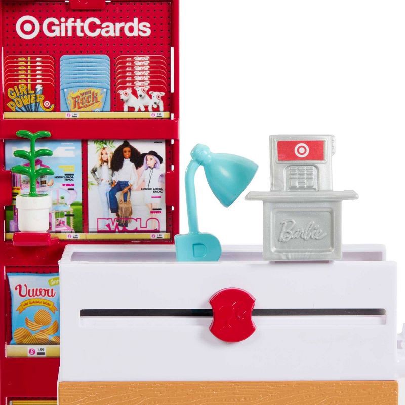 slide 4 of 5, Barbie Skippers First Job Target Doll Set with Checkout Stand and Accessories, 1 ct