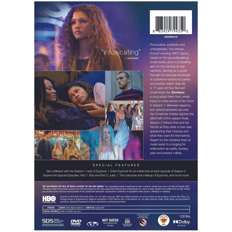 slide 3 of 5, Warner Home Video Euphoria: Season 1-2 (DVD), 1 ct