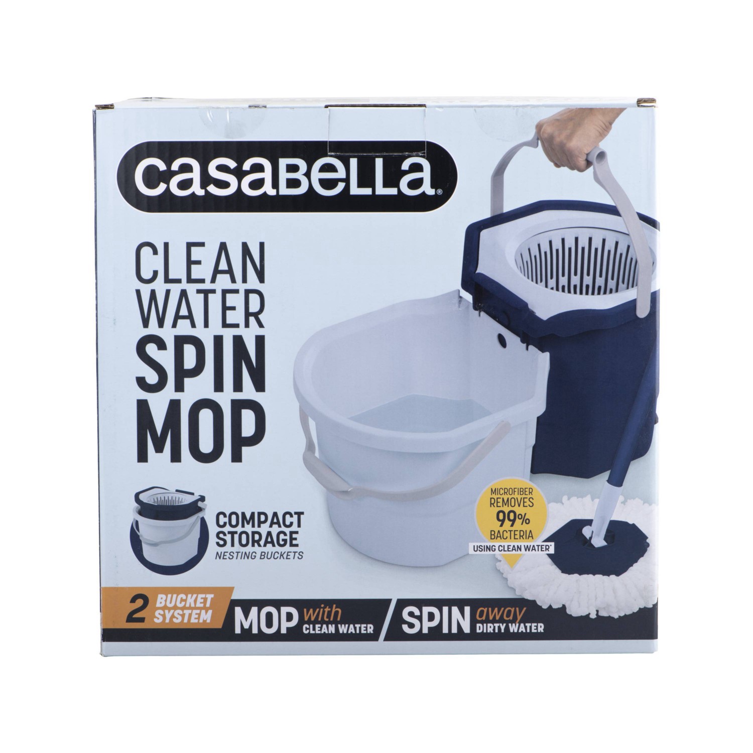 Casabella Clean Water Spin Mop 1 ct Shipt