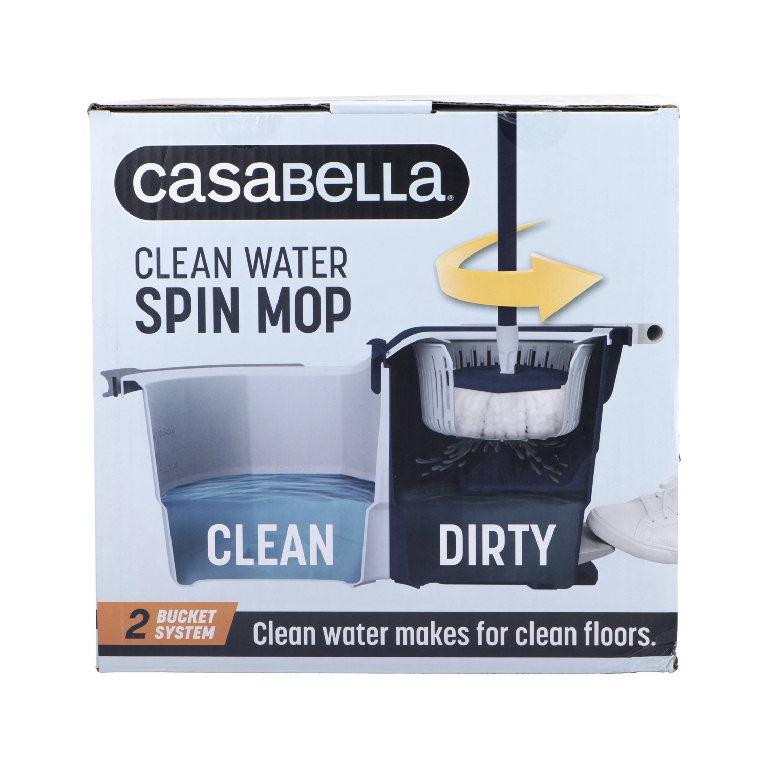 Casabella Clean Water Spin Mop 1 ct Shipt