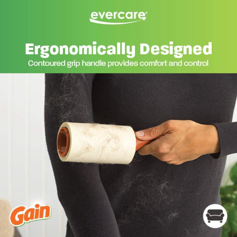 slide 6 of 8, Evercare with Gain 60 Layer Lint Roller Twin Pack - 2pk, 2 ct