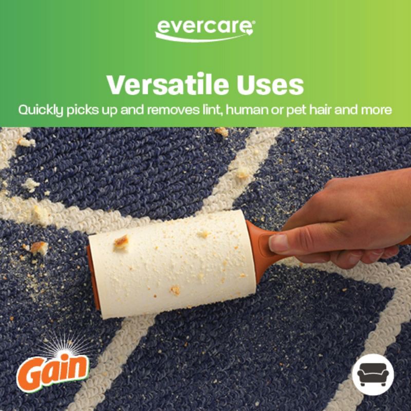 slide 7 of 8, Evercare with Gain 60 Layer Lint Roller Twin Pack - 2pk, 2 ct
