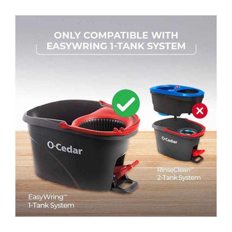 slide 3 of 10, O-Cedar EasyWring Mop Head Replacement - 2ct, 2 ct