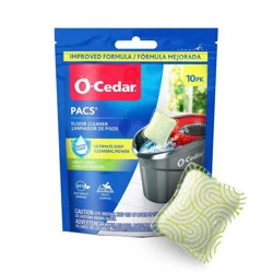 O-Cedar Crisp Citrus PACS Hard Floor Cleaner - 10ct