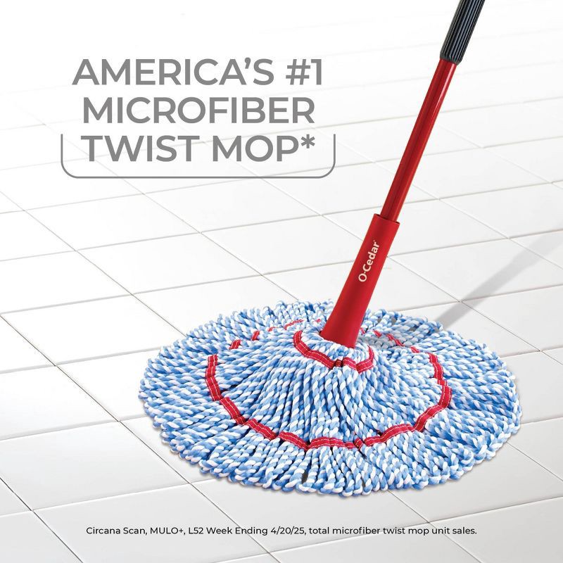 slide 2 of 14, O-Cedar Assembled MicroTwist Max Mop, 1 ct
