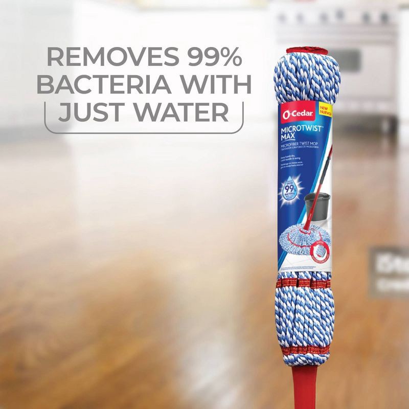 slide 3 of 14, O-Cedar Assembled MicroTwist Max Mop, 1 ct