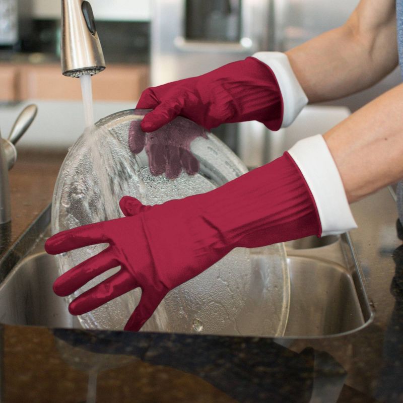 slide 10 of 10, O-Cedar Living Gloves - Medium - 2pk, 2 ct