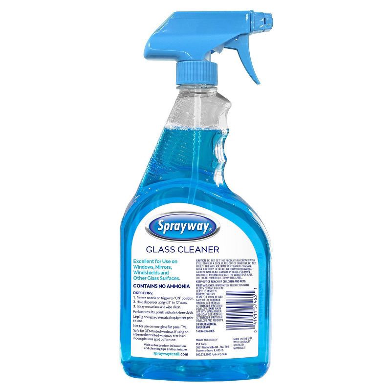 slide 2 of 5, Sprayway Liquid Glass Cleaner - 32oz, 32 oz