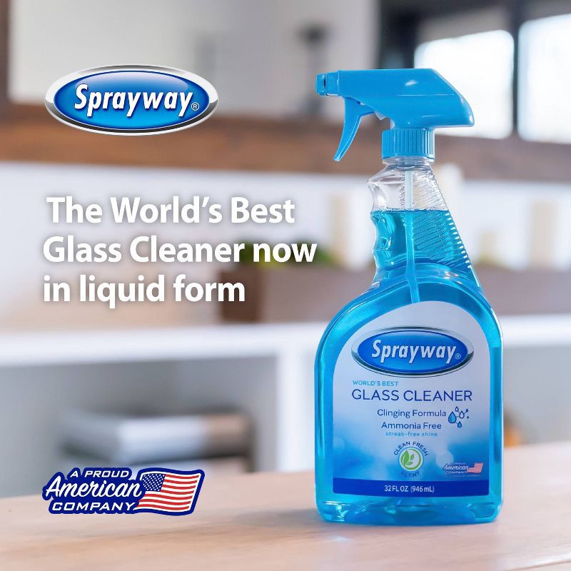 slide 3 of 5, Sprayway Liquid Glass Cleaner - 32oz, 32 oz