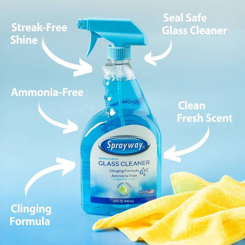 slide 5 of 5, Sprayway Liquid Glass Cleaner - 32oz, 32 oz