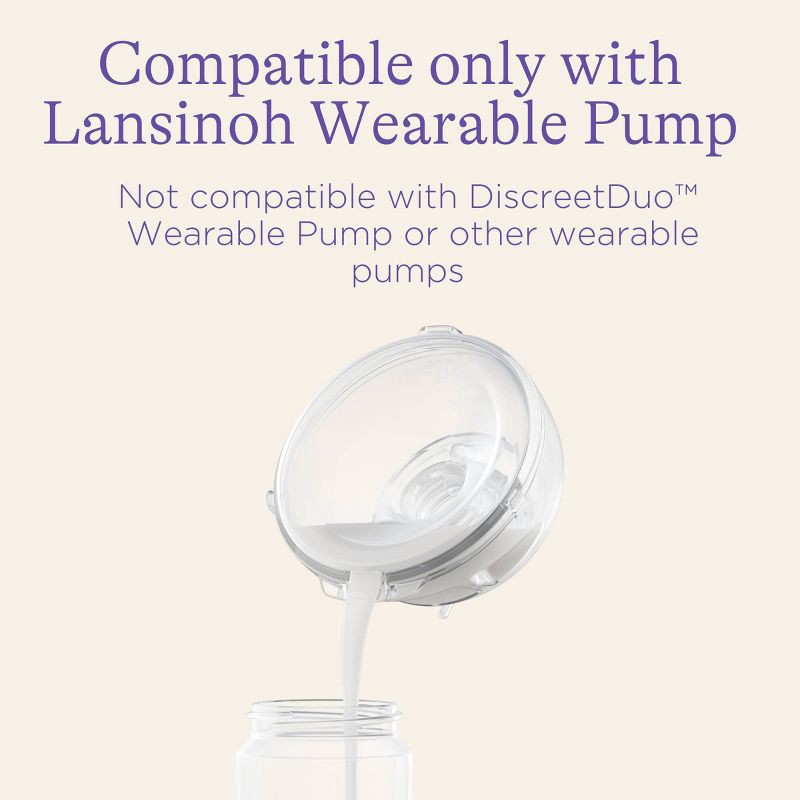 slide 2 of 11, Lansinoh Wearable Pump Replacement Cups with Flanges, Postpartum Essentials - 2ct, 2 ct