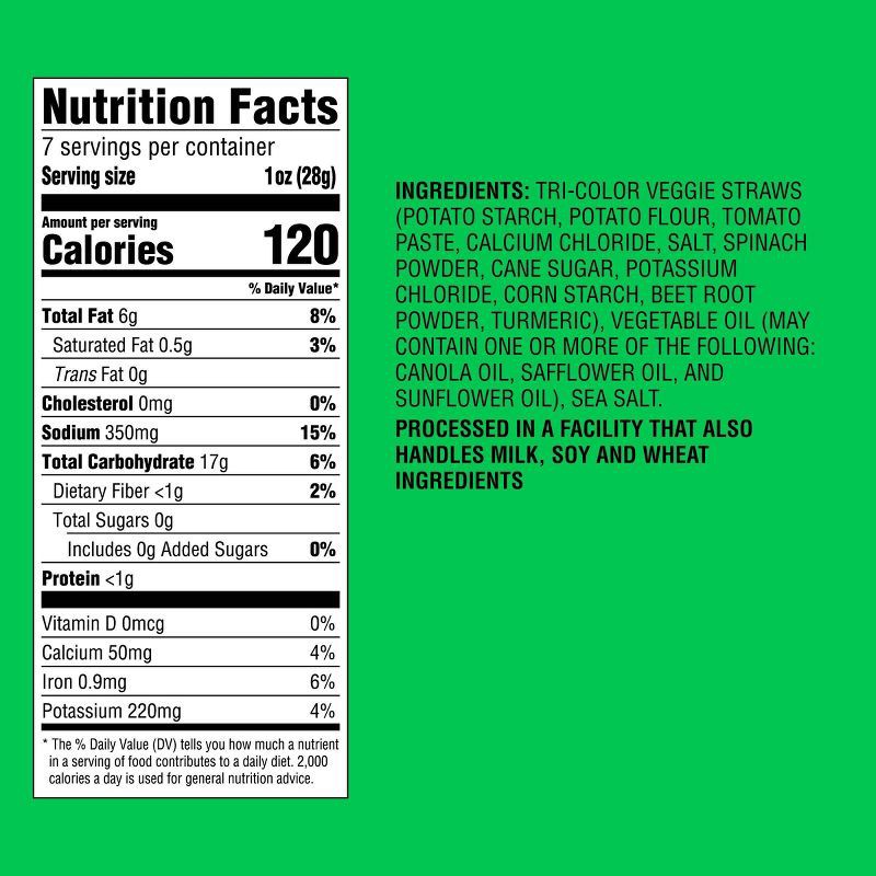 slide 4 of 4, Sea Salt Veggie Straws - 7oz - Good & Gather™, 7 oz