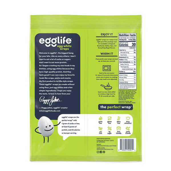 slide 8 of 13, egglife Italian Style Egg White Wraps, 6 oz