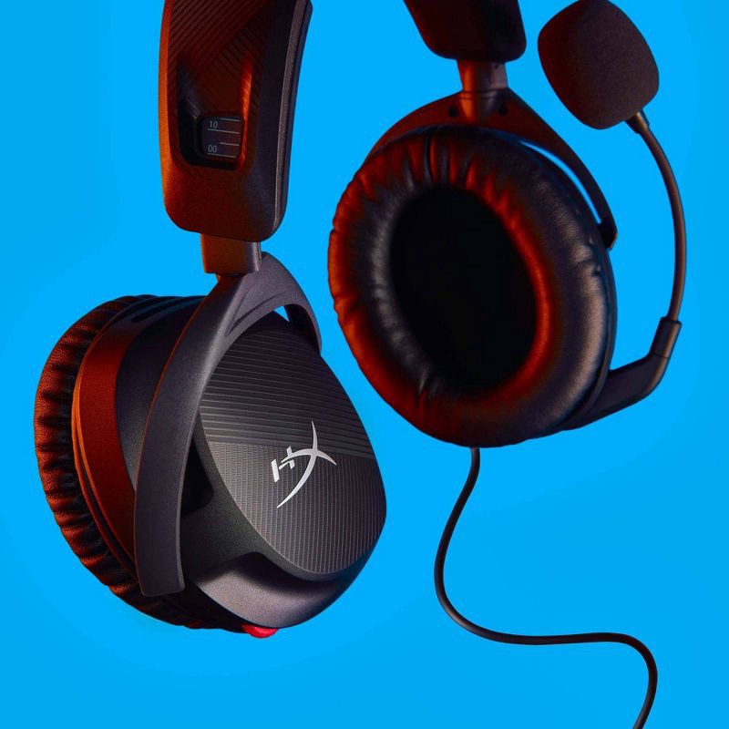 slide 14 of 17, HP Inc. HyperX Stinger 2 Wired Gaming Headset for Xbox Series X|S/Xbox One/PlayStation 4/5/Nintendo Switch/PC - Black: Leatherette Ear Cushions, 3.5mm Jack, 1 ct