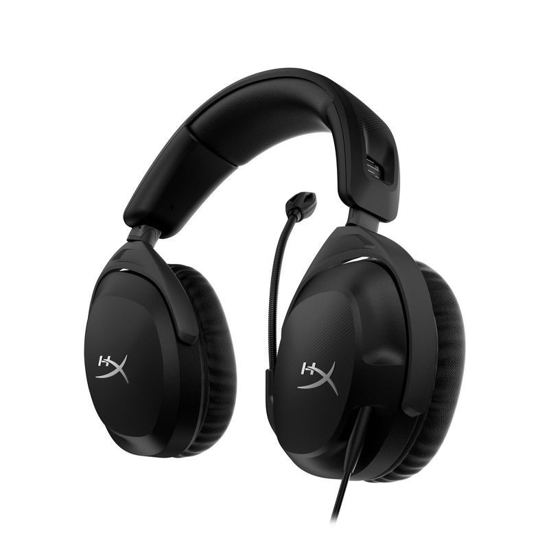 slide 7 of 17, HP Inc. HyperX Stinger 2 Wired Gaming Headset for Xbox Series X|S/Xbox One/PlayStation 4/5/Nintendo Switch/PC - Black: Leatherette Ear Cushions, 3.5mm Jack, 1 ct