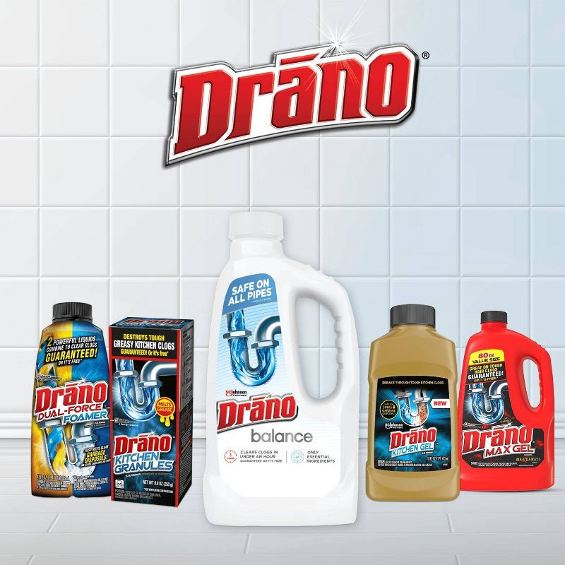 slide 12 of 15, Drano Balance Clog Remover - 32 fl oz, 32 fl oz