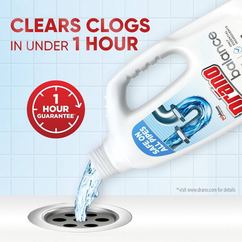 slide 5 of 15, Drano Balance Clog Remover - 32 fl oz, 32 fl oz