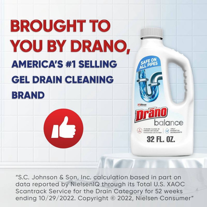 slide 10 of 15, Drano Balance Clog Remover - 32 fl oz, 32 fl oz