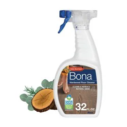 Bona Cedarwood Eucalyptus Peony Cleaning Products Wood Cleaner Spray + Mop Multi-Purpose Floor Cleaner - 32 fl oz