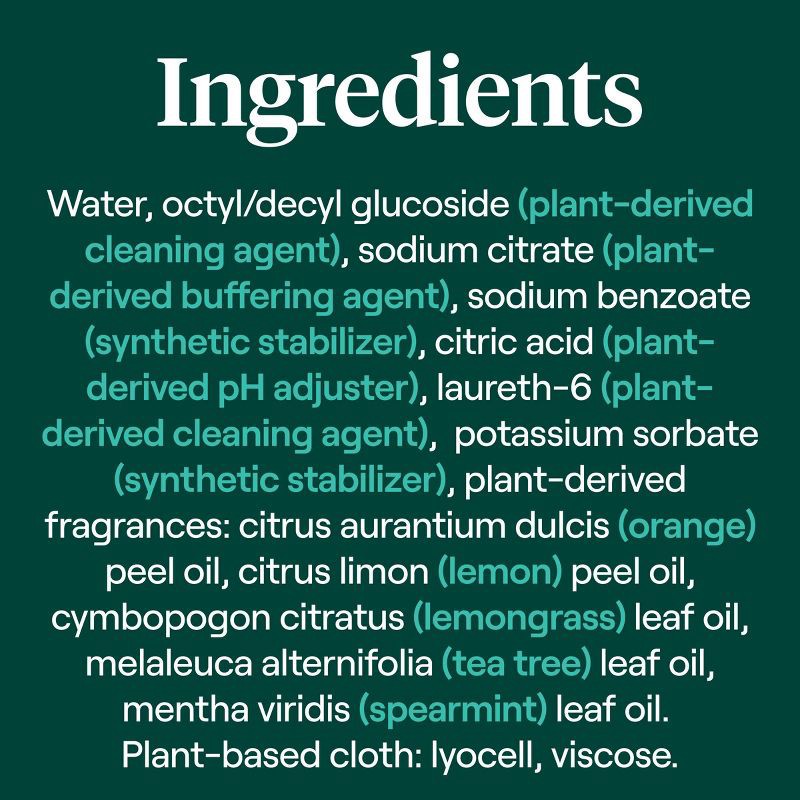 slide 4 of 9, Seventh Generation Lemon Zest Multi-Surface Cleaning Wipes - 70ct, 70 ct