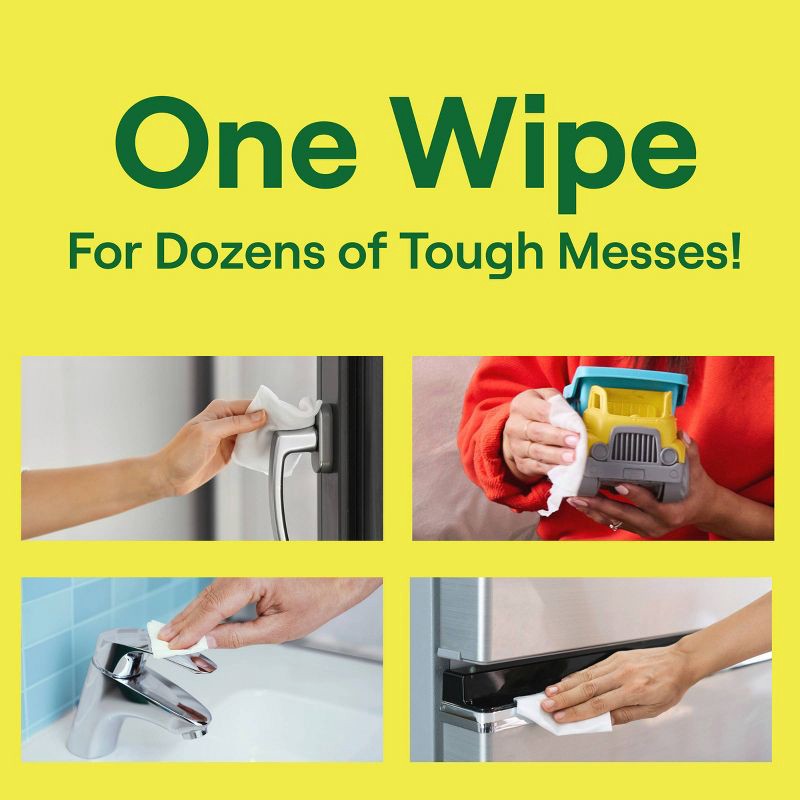 slide 6 of 9, Seventh Generation Lemon Zest Multi-Surface Cleaning Wipes - 70ct, 70 ct