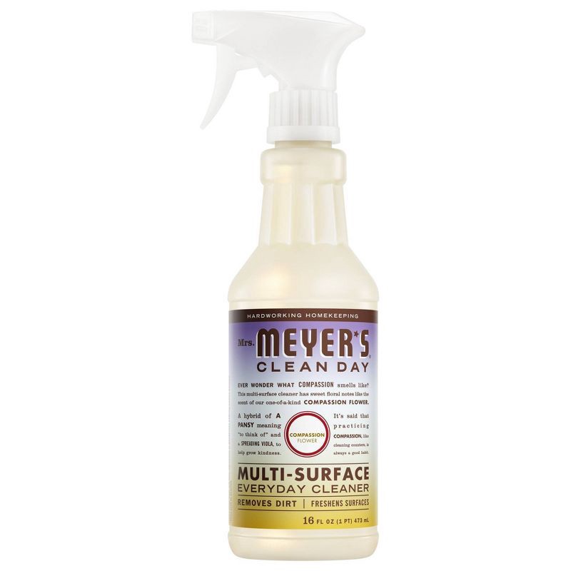 slide 1 of 8, Mrs. Meyer's Clean Day Compassion Flower Multi-Surface Spray - 16 fl oz, 16 fl oz