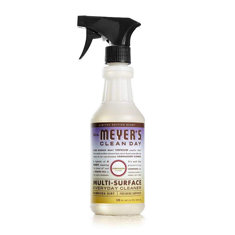 slide 1 of 5, Mrs. Meyer's Clean Day Compassion Flower Multi-Surface Spray - 16 fl oz, 16 fl oz