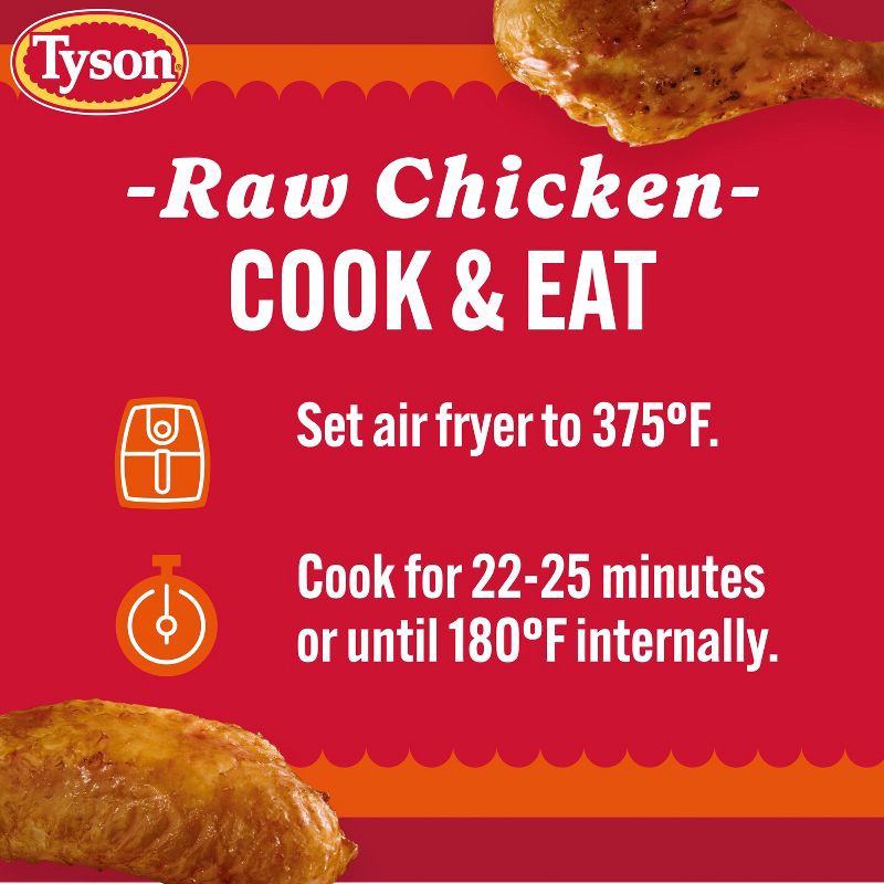 slide 5 of 7, Tyson Chicken Wings - Frozen - 40oz, 40 oz