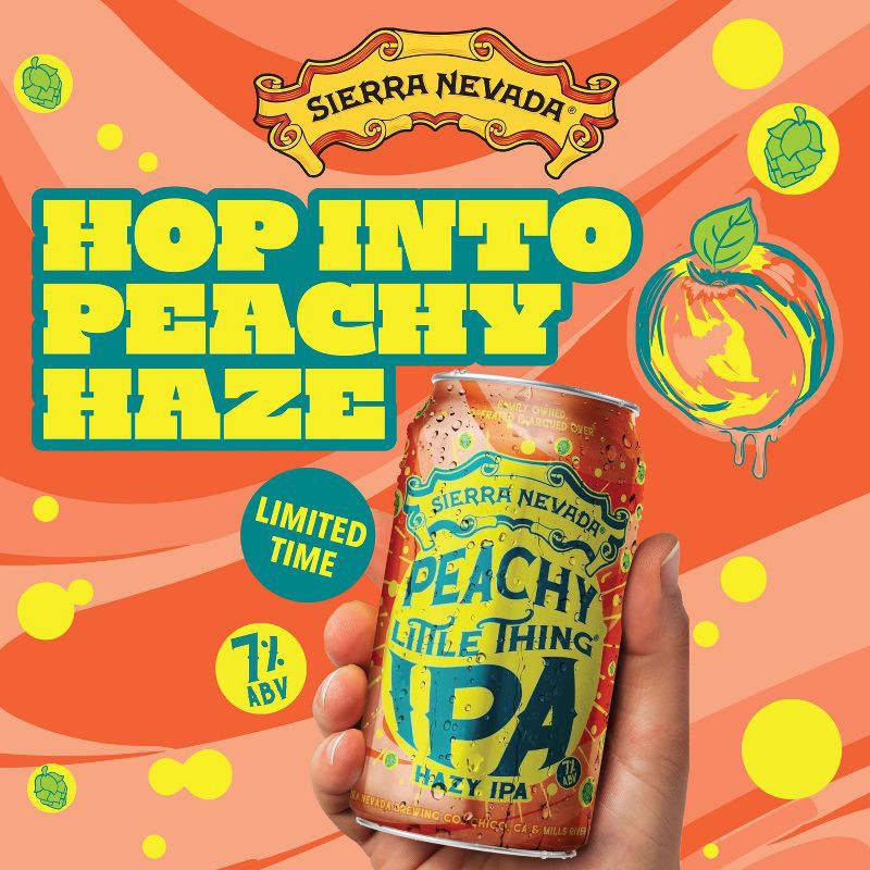 slide 7 of 10, Sierra Nevada Hazy IPA Beer - 6pk/12 fl oz Cans, 6 ct; 12 fl oz