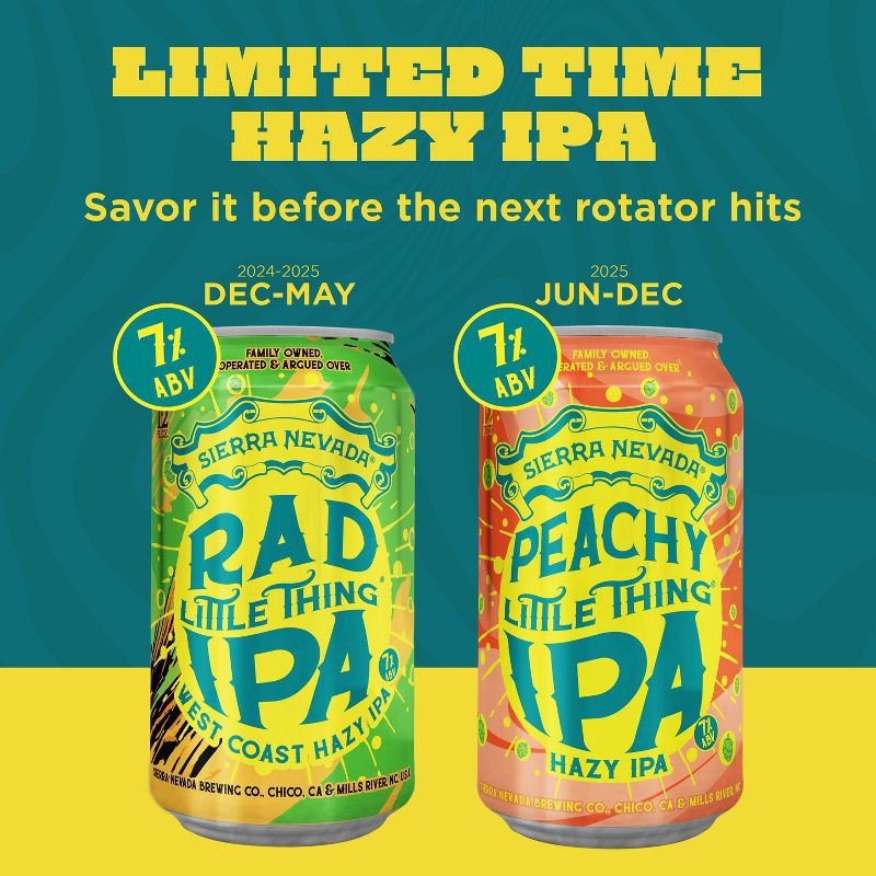 slide 9 of 10, Sierra Nevada Hazy IPA Beer - 6pk/12 fl oz Cans, 6 ct; 12 fl oz