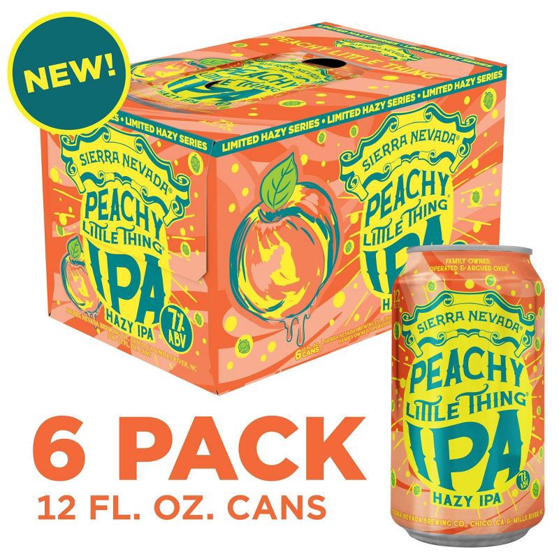 slide 10 of 10, Sierra Nevada Hazy IPA Beer - 6pk/12 fl oz Cans, 6 ct; 12 fl oz