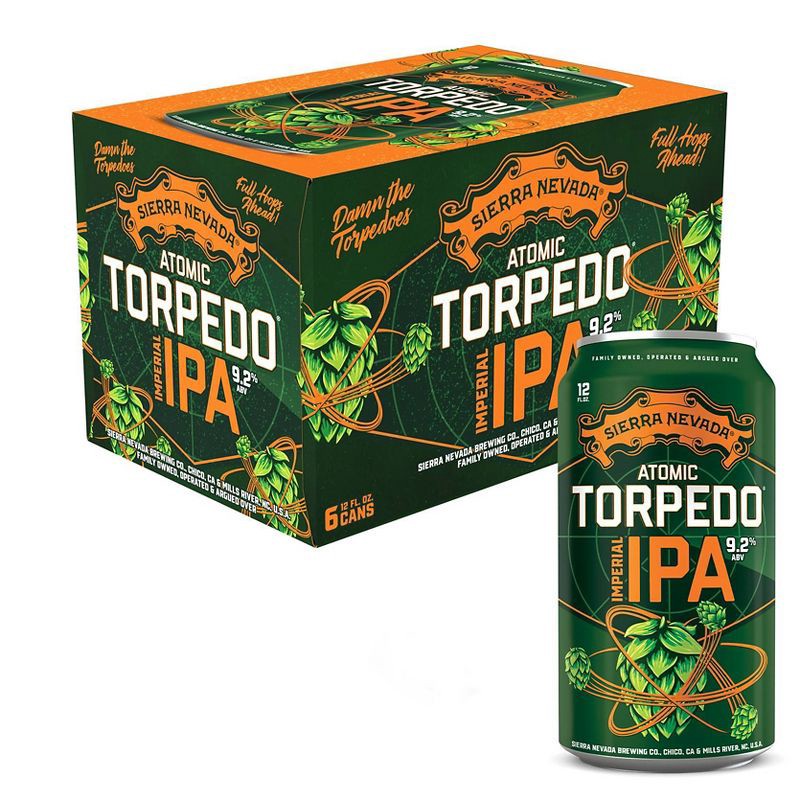 slide 1 of 7, Sierra Nevada Atomic Torpedo Imperial IPA - 6pk/12 fl oz Cans, 6 ct; 12 fl oz